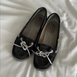 Sperry Women's Black Boat Shoes